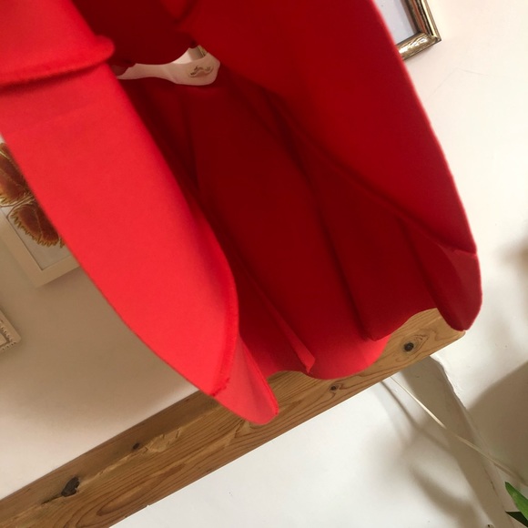 Hollister Hot Skater Skirt Full Circle Mini Skirt - Bright Red / Coral - Picture 8 of 13